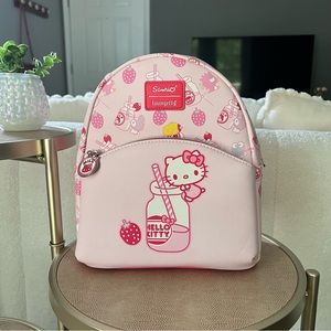 Loungefly Sanrio Hello Kitty Strawberry Mini Backpack